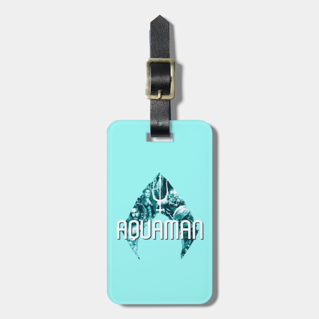 Aquaman | Orin, Mera, Orm u. schwarzer Manta im Gepäckanhänger (Vorderseite vertikal)