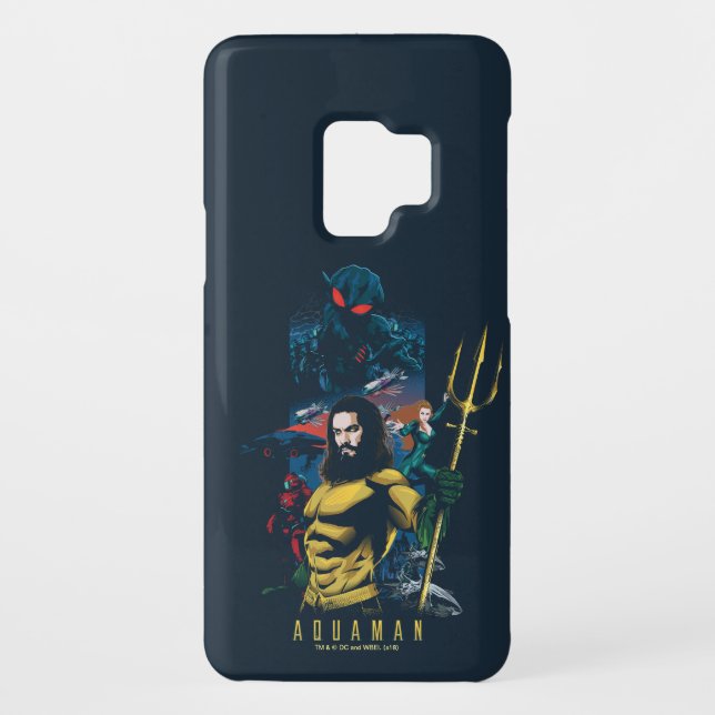 Aquaman | Orin, Mera und Black Manta Graphic Case-Mate Samsung Galaxy Hülle (Rückseite)