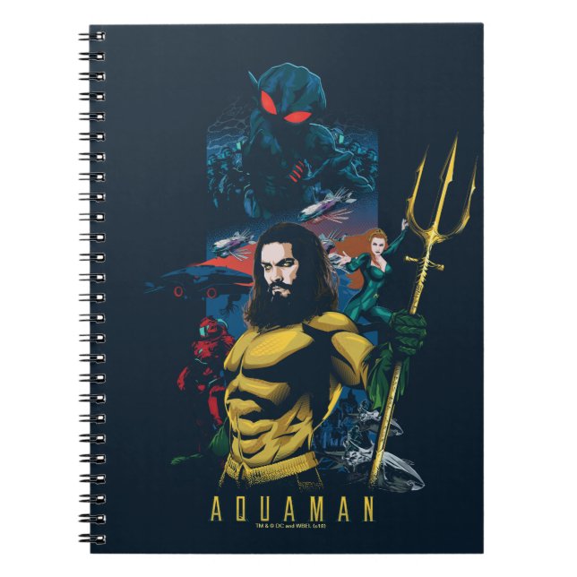 Aquaman | Orin, Mera und Black Manta Graphic Notizblock (Vorderseite)