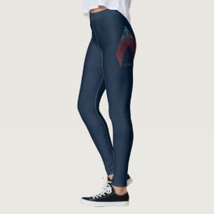 Aquaman Paisley Aquaman Logo Leggings