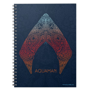 Aquaman   Paisley Aquaman Logo Notizblock
