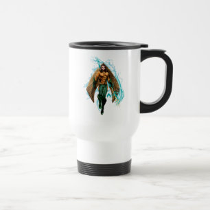 Aquaman   Prince Orin mit Aquaman-Logo Reisebecher