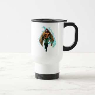 Aquaman | Prince Orin mit Aquaman-Logo Reisebecher