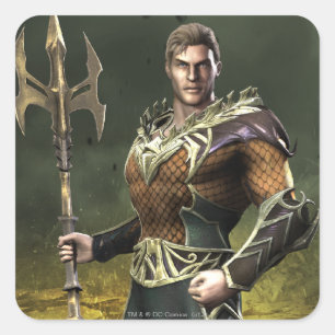 Aquaman Quadratischer Aufkleber