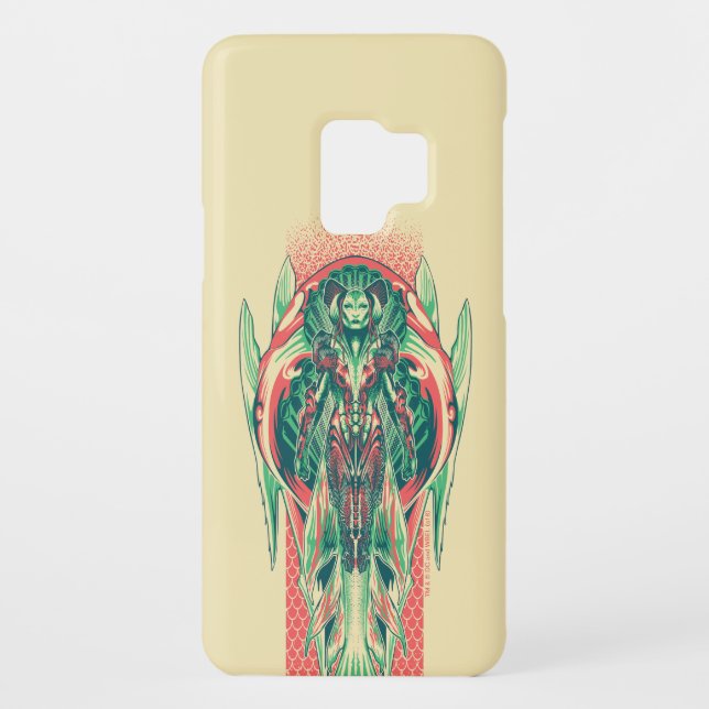 Aquaman | Queen Fisherman Art Nouveau Panel Case-Mate Samsung Galaxy Hülle (Rückseite)