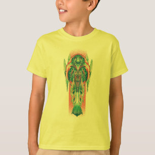 Aquaman Queen Fisherman Art Nouveau Panel T-Shirt