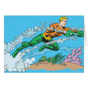 Aquaman rast durchs Wasser