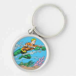 Aquaman rast durchs Wasser Schlüsselanhänger