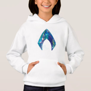 Aquaman Refracted Aquaman Logo Hoodie
