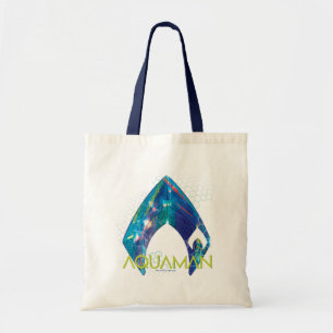 Aquaman   Refracted Aquaman Logo Tragetasche
