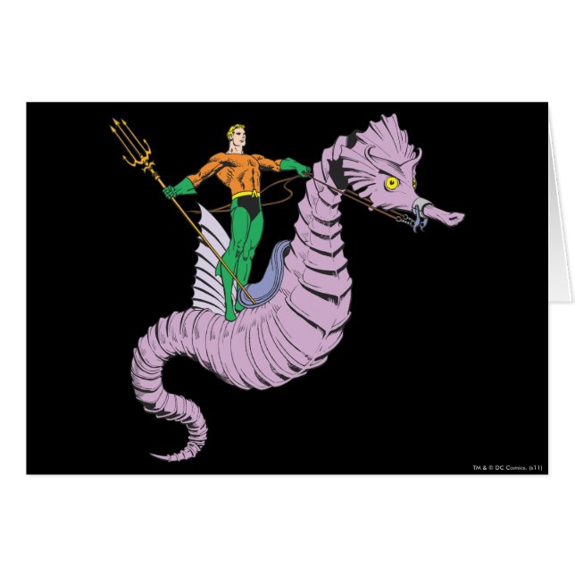 Aquaman Rides Seepferd (Vorderseite (Horizontal))