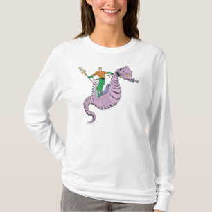 Aquaman Rides Seepferd T-Shirt