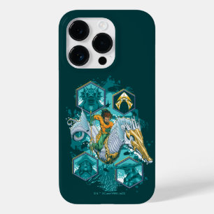 Aquaman Riding Seepferd über Kingdoms Case-Mate iPhone 14 Pro Hülle