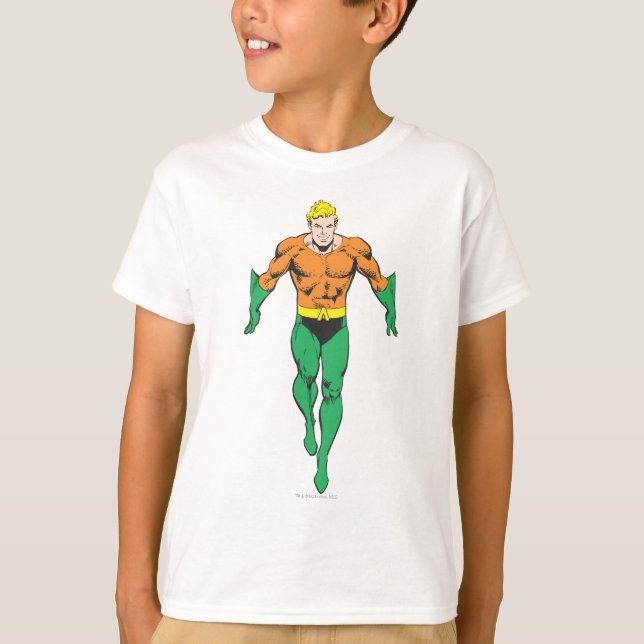 Aquaman Runs T-Shirt (Vorderseite)
