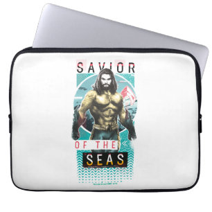 Aquaman "Savior   Of The Seas" Modernist Graphic Laptopschutzhülle