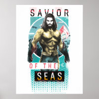 Aquaman "Savior | Of The Seas" Modernist Graphic