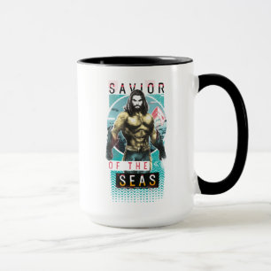 Aquaman "Savior   Of The Seas" Modernist Graphic Tasse