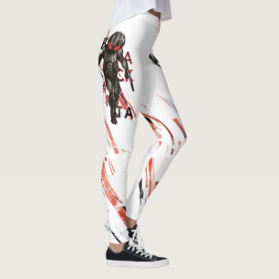 Aquaman   schwarzer Manta zerstreute Leggings