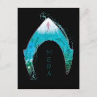 Aquaman See Through Mera Symbol Ocean Graphic