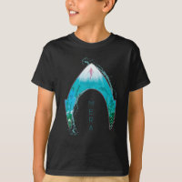 Aquaman See Through Mera Symbol Ocean Graphic