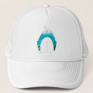 Aquaman See Through Mera Symbol Ocean Graphic Truckerkappe