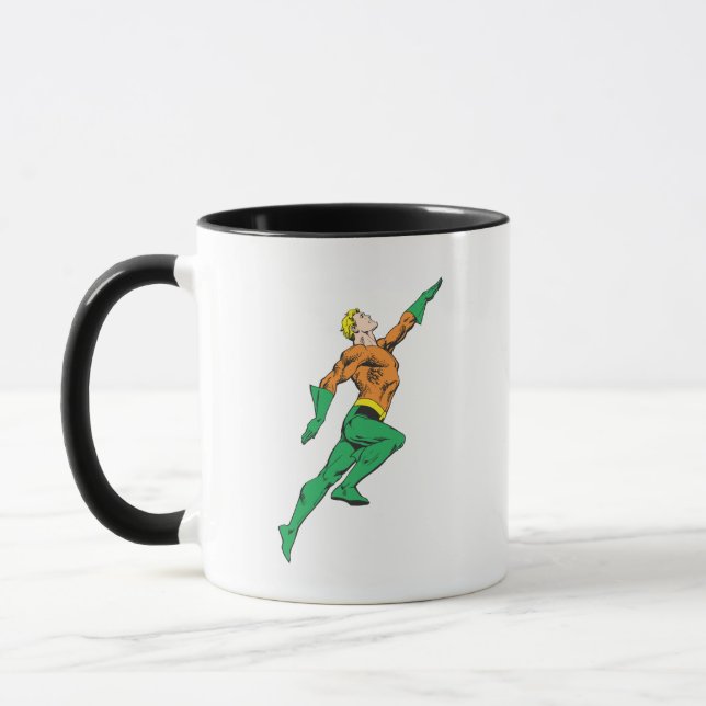 Aquaman springt hoch tasse (Links)