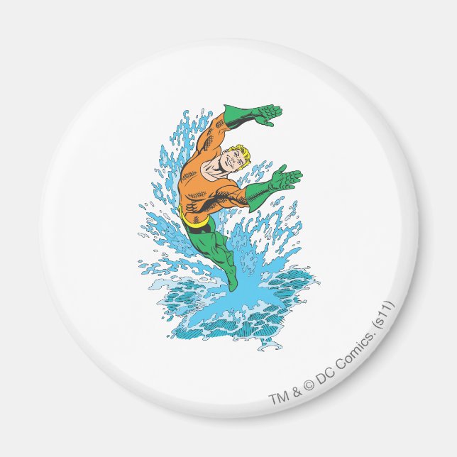 Aquaman springt in Wellen Magnet (Vorne)