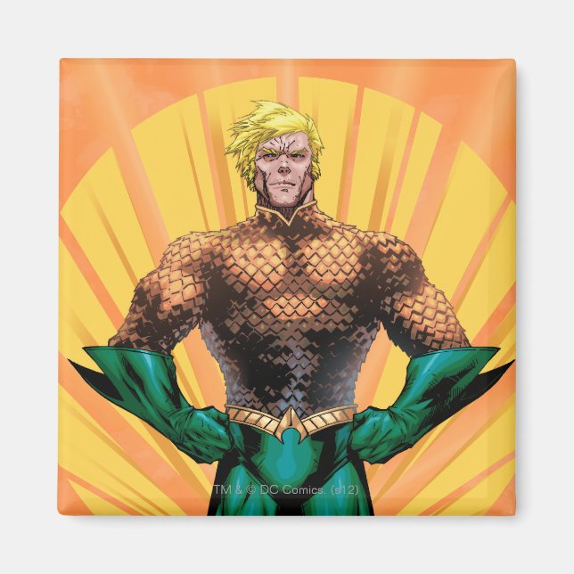 Aquaman Stehend Magnet (Vorne)