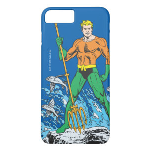 Aquaman steht mit Pitchfork Case-Mate iPhone Hülle