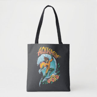 Aquaman und Trident Rising Surf Graphic