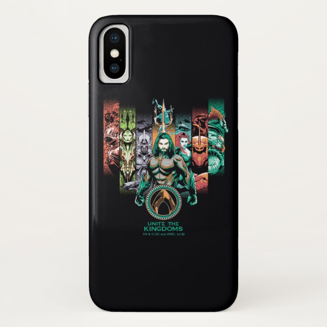 Aquaman | "Unite the Kingdoms" Atlanteans Graphic Case-Mate iPhone Hülle (Rückseite)