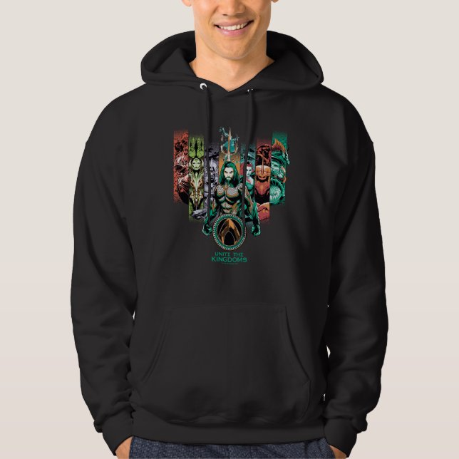 Aquaman | "Unite the Kingdoms" Atlanteans Graphic Hoodie (Vorderseite)