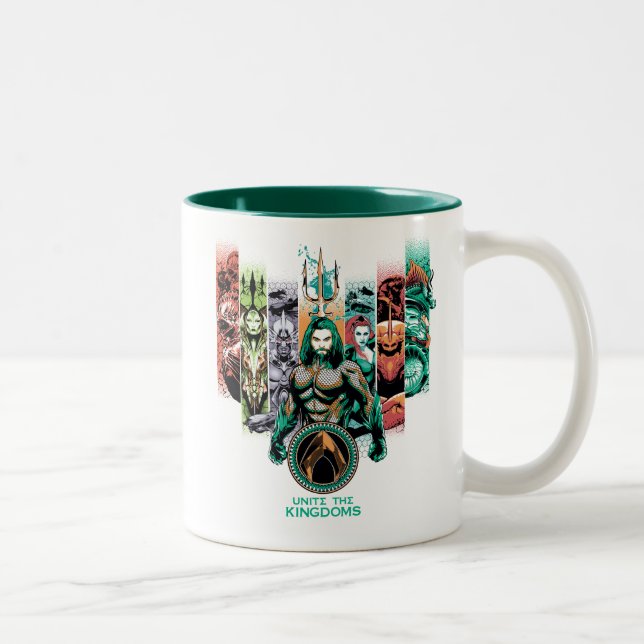 Aquaman | "Unite the Kingdoms" Atlanteans Graphic Zweifarbige Tasse (Rechts)