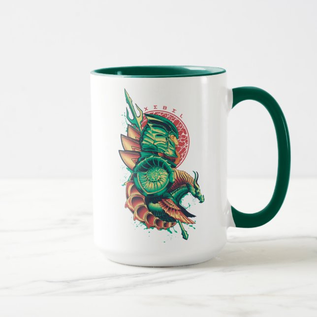 Aquaman | Xebel King Nereus Graphic Tasse (Rechts)