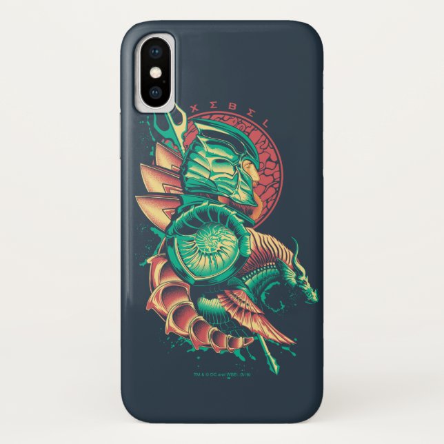 Aquaman | Xebel König Nereus Graphic Case-Mate iPhone Hülle (Rückseite)