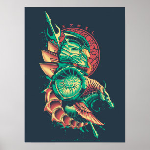 Aquaman   Xebel König Nereus Graphic Poster