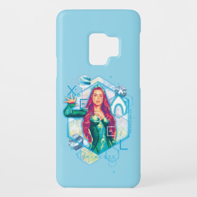 Aquaman | Xebel Princess Mera Hexagonal Graphic Case-Mate Samsung Galaxy Hülle (Rückseite)