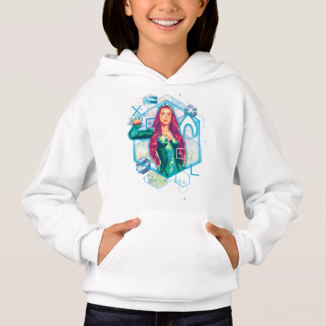 Aquaman | Xebel Princess Mera Hexagonal Graphic Hoodie (Vorderseite)