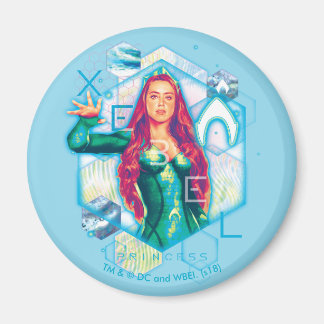 Aquaman | Xebel Princess Mera Hexagonal Graphic Magnet