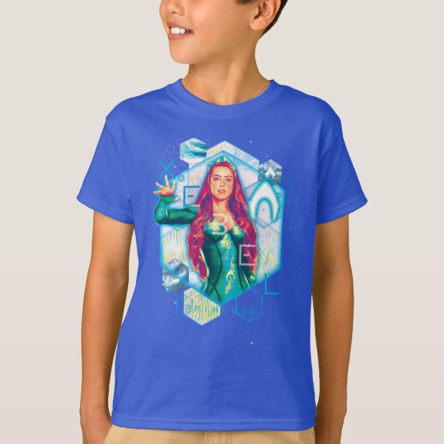 Aquaman | Xebel Princess Mera Hexagonal Graphic T-Shirt (Vorderseite)