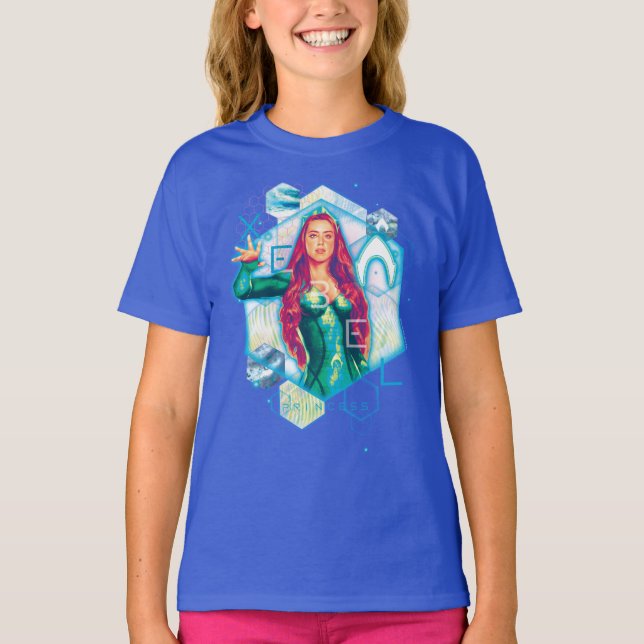 Aquaman | Xebel Princess Mera Hexagonal Graphic T-Shirt (Vorderseite)