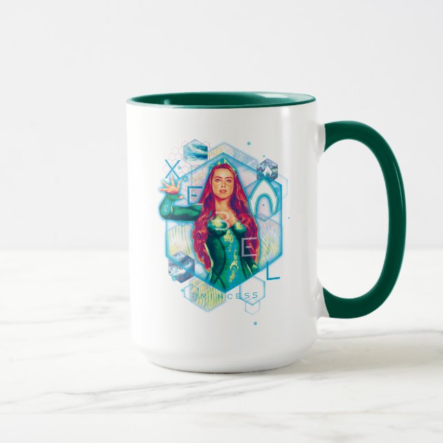 Aquaman | Xebel Princess Mera Hexagonal Graphic Tasse (Rechts)