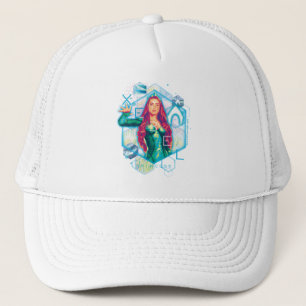Aquaman Xebel Prinzessin Mera Hexagonal Graphic Truckerkappe