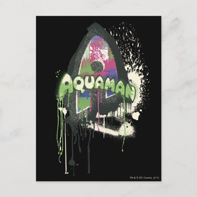 Aquaman - Zwiespältiger Unschuldsbrief Postkarte (Vorderseite)