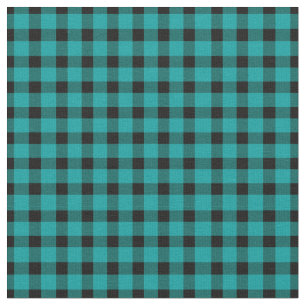 Aquamarin / Aqua Buffalo Land Lumberjack Kariert Stoff