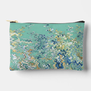 Aquamarin Blau Türkis Grün Chic Einzigartiges Must Zubehörtasche