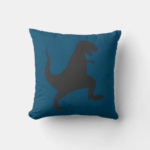 Aquamarin Blue Dinosaurier Cushion Kissen