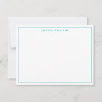 Aquamarin Blue Elegante Moderne Berufliche dünne G