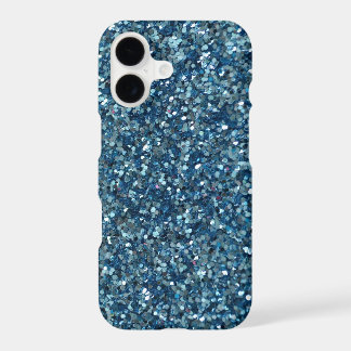 Aquamarin Blue Glitzer Sparkle iPhone 7 Plus Fall