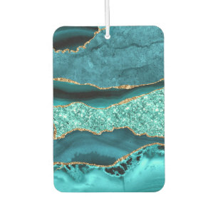 Aquamarin Blue Gold Aqua Türkis Air Freshener Autolufterfrischer